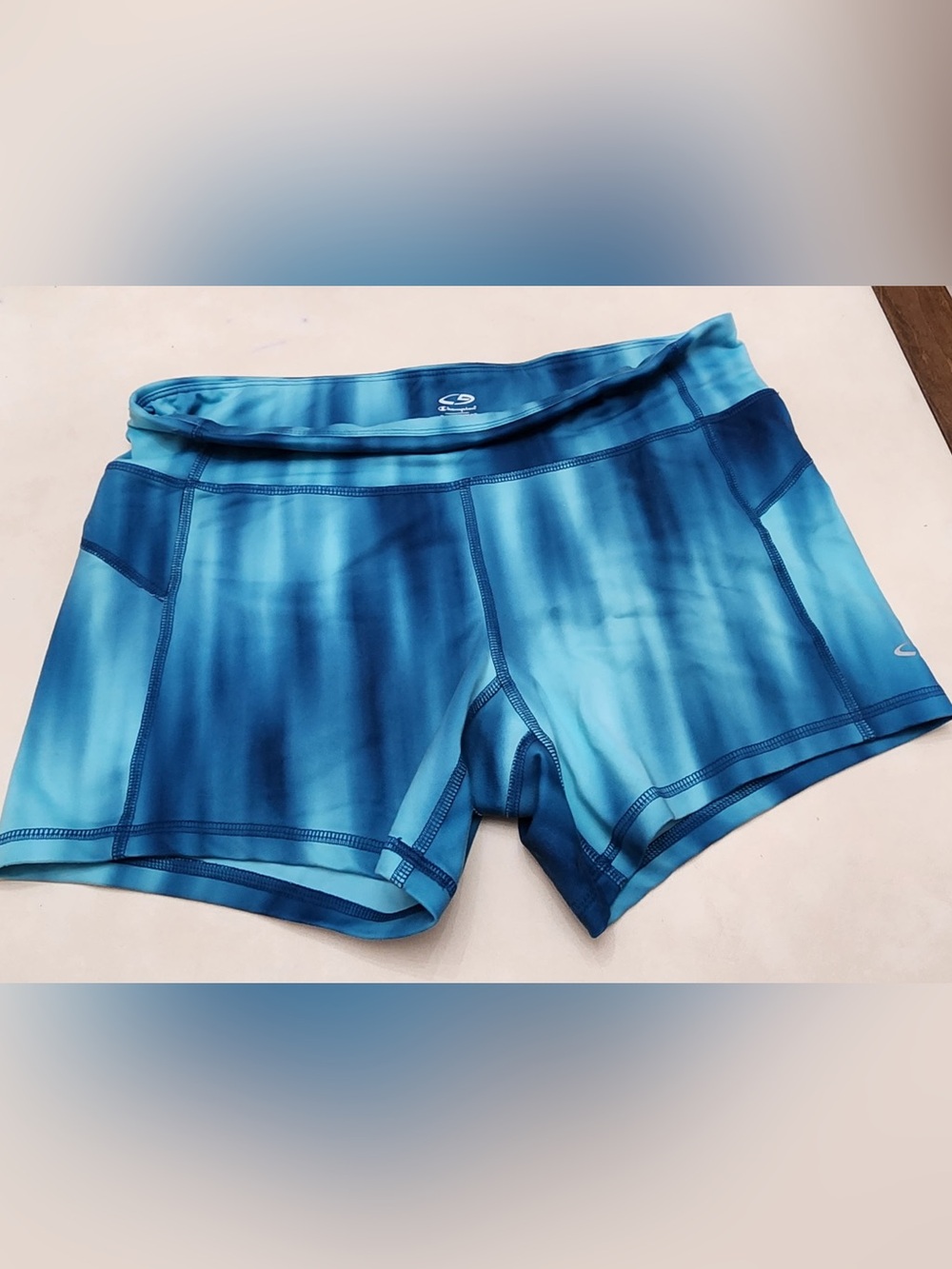 C9 by Champion Teal Swim/Workout Boxer Shorts